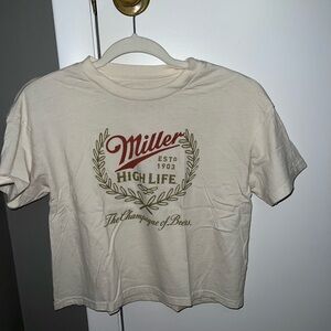 miller cropped tee